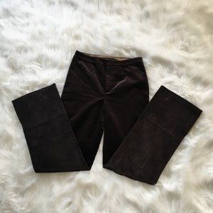 Sold- Womyn Dark Brown Straight Leg Pants size 2